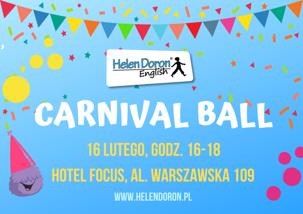 Bal karnawałowy Helen Doron Carnival Ball